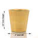 Brass Tumbler - 2.5 x 3 Inches | Glass/ Brass Cup for Home/ 50 Gms Approx - Kitchen