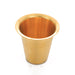 Brass Tumbler - 3 x 3 Inches | Coffee Tumbler for Home - Kitchen