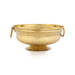 Brass Uruli With Base - 2.5 x 4.75 Inches | Flower Pot With Handle/ Urli for Home Decor - Uruli & Flower Pot