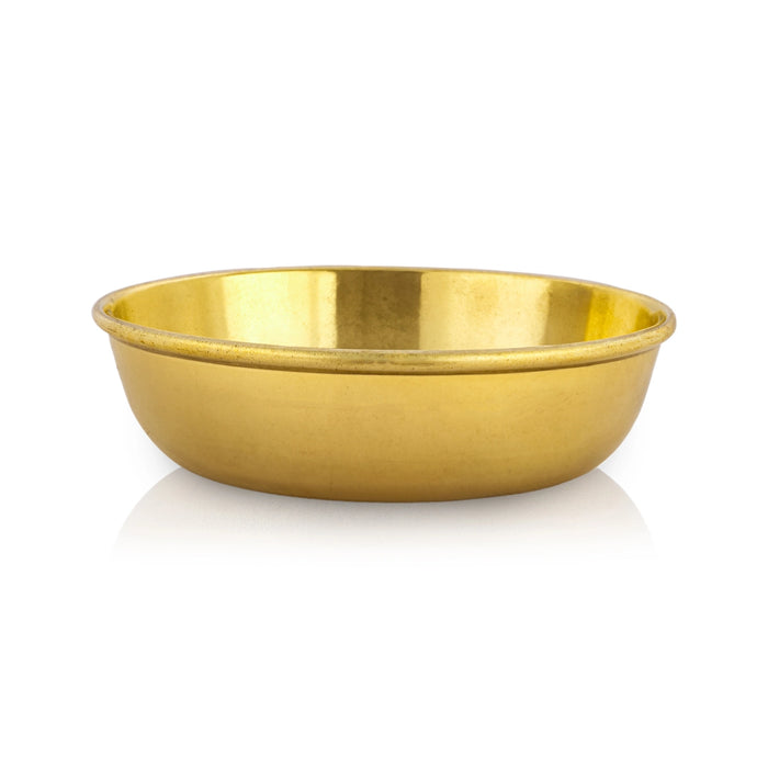 Brass Bowl - 0.5 x 2.5 Inches | Brass Cup/ Pooja Bowl for Home/ 15 Gms Approx