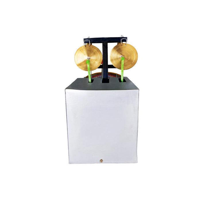 Electrical Temple Drum Bell - 20.5 x 25 Inches | Temple Drum Bell / Melam Taalam Bell / Electric Bell for Temple - Electric Bell