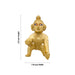 Crawling Krishna Idol - 2.5 x 1.75 Inches | Gold Polish Krishna Murti/ Krishna Statue for Pooja - Gold Polish Murties