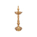 Kerala Lamp - 18 x 5 Inches | Daana Design Brass Vilakku/ Brass Deep for Pooja/ 1.850 Kgs Approx - Kerala Vilakku
