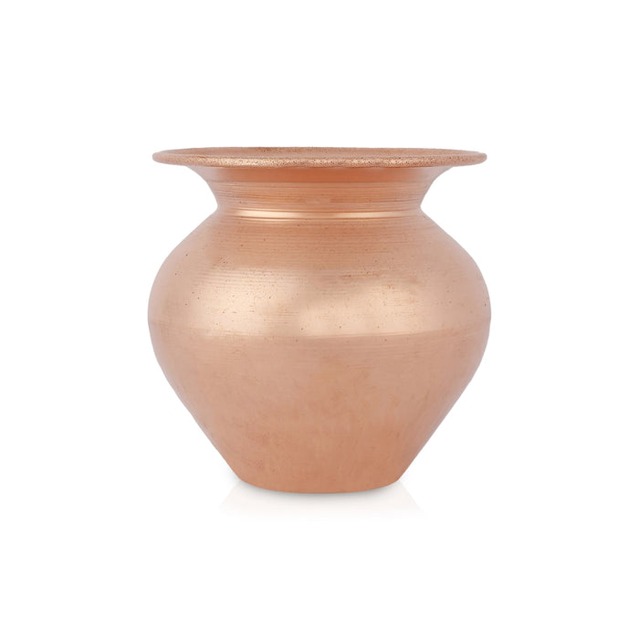 Brass chombu - 2.5 x 2.5 Inches | Lota / Brass Kalash / Pooja Pot for Home & Pooja