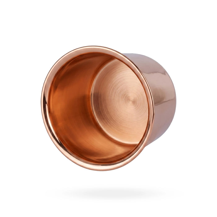 Panchapatra - 2 x 1.75 Inches | Copper Pancha Patra/ Tumbler Shape Panchapalli for Pooja