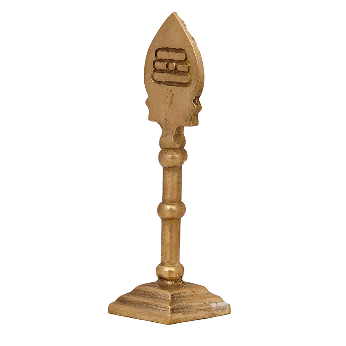 Brass Vel  - 4 x 1 Inches | Murugan Vel/ Lord Murugan Vel for Pooja - Deity Accessories