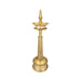 Kerala Lamp - 36.5 x 10.5 Inches | Brass Deepam / Kuthu Vilakku / Kerala Kuthuvilakku For home & Pooja - Kerala Vilakku