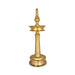 Kerala Vilakku - 32 x 11 Inches | Brass Kerala Kuthu Vilakku / Kerala Lamp for Pooja - Kerala Vilakku