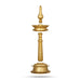 Kerala Vilakku - 32 x 11 Inches | Brass Kerala Kuthu Vilakku / Kerala Lamp for Pooja - Kerala Vilakku