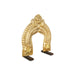 Thiruvachi - 11 x 9 Inches | Brass Temple Prabhavali/ Brass Arch for Deity - Deity Accessories
