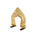 Thiruvachi - 11 x 9 Inches | Brass Temple Prabhavali/ Brass Arch for Deity - Deity Accessories