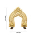 Thiruvachi - 11 x 9 Inches | Brass Temple Prabhavali/ Brass Arch for Deity - Deity Accessories