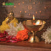Nanda Deep - 2.5 x 3 Inches | Brass Lamp/ Brass Diya/ Vilakku for Pooja - Nanda Deep & Pyali Deep