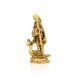 Murugan Standing On Base Murti - 3.5 x 2 Inches | Antique Brass Idol / Karthikeya Statue For Home & Pooja - Brass Murties