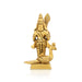 Murugan Standing On Base Murti - 3.5 x 2 Inches | Antique Brass Idol / Karthikeya Statue For Home & Pooja - Brass Murties