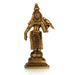 Meenakshi Amman Statue - 4 Inches | Meenakshi Brass Idol/ Antique Finish Meenakshi Statue for Pooja - Brass Murties