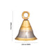 Brass Bell - 2 x 1.25 Inches | Gold & Silver Polish Kavadi Bell/ Pooja Hanging Bell for Mandir/ 30 Gms Approx - Pooja Bells