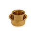 Coffee Dabara Set - 3 x 3.5 Inches | Brass Dabara Set/ Davara Set for Home/ 145 Gms Approx - Kitchen