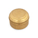 Pooja Box - 3 x 4 Inches | Brass Storage Box/ Brass Storage Container for Home/ 139 Gms Approx - Pooja Box & Paduka