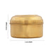 Pooja Box - 3 x 4 Inches | Brass Storage Box/ Brass Storage Container for Home/ 139 Gms Approx - Pooja Box & Paduka