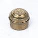 Storage Box - 1.5 x 1.75 Inches | Brass Pooja Box/ Storage Container for Gifting & Pooja Purpose - Pooja Box & Paduka