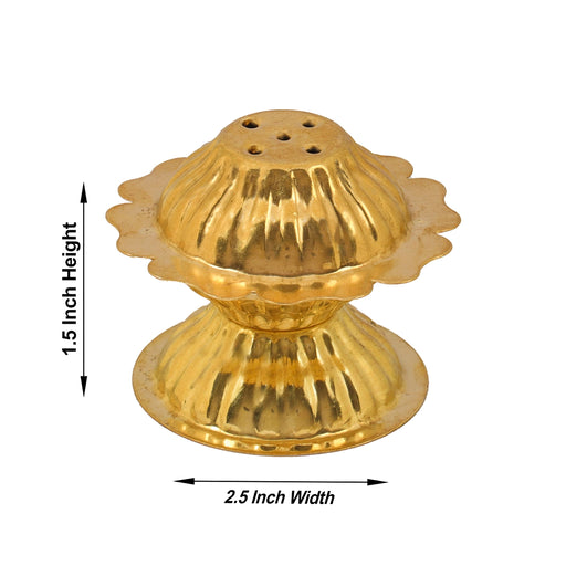 Agarbathi Stand With Base - 2 x 2.25 Inches | Incense Stick Holder/ Brass Agarbathi Holder for Pooja - Agarbathi Stand