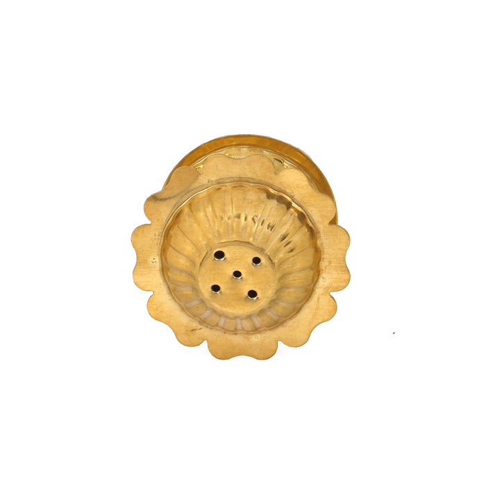 Agarbathi Stand With Base - 2 x 2.25 Inches | Incense Stick Holder/ Brass Agarbathi Holder for Pooja - Agarbathi Stand