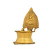 Kamakshi Vilakku - 3.5 x 2.5 Inches | Brass Lamp/ Gold Polish Kamatchi Deepam for Pooja/ 60 Gms Approx - Deity Lamps