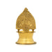 Kamakshi Vilakku - 3.5 x 2.5 Inches | Brass Lamp/ Gold Polish Kamatchi Deepam for Pooja/ 60 Gms Approx - Deity Lamps