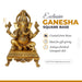 Ganesh Murti - 16 Inches | Antique Brass Statue/ Vinayagar Statue/ Ganesha Idol for Pooja - Brass Murties