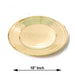 Brass Plate  - 18 Inches |  Thali Plate/ Pooja Plate/ Pottu Prath Plate/ Pooja Thali for Home - Pooja Plate & Tray