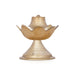 Agarbathi Stand - 2 x 2.5 Inches | Lotus Design Brass Incense Holder for Pooja/ 60 Gms Approx - Agarbathi Stand
