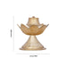 Agarbathi Stand - 2 x 2.5 Inches | Lotus Design Brass Incense Holder for Pooja/ 60 Gms Approx - Agarbathi Stand