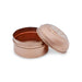 Pooja Box With Lid - 1.5 x 2.5 Inches | Storage Box/ Copper Box/ Jewellery Box for Home - Pooja Box & Paduka