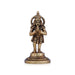 Anjaneya Statue - 3.5 x 1.5 Inches | Antique Brass Idol/ Hanuman Statue for Pooja/ 150 Gms Approx - Brass Murties