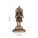 Anjaneya Statue - 3.5 x 1.5 Inches | Antique Brass Idol/ Hanuman Statue for Pooja/ 150 Gms Approx - Brass Murties