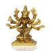 Varahi Amman Statue - 3.5 Inches | Varahi Idol/ Antique Brass Statue/ Varahi 8 Hands Idol for Pooja - Brass Murties