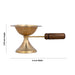 Sambrani Burner With Wooden Handle - 2.25 x 6 Inches | Dhoop Dhani/ Brass Dhoopakal for Pooja - Sambrani Stand