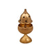 Nanda Deepam With Base - 5 x 2.5 Inches | Brass Lamp/ Nanda Vilakku/ Brass Pooja Diya for Home - Nanda Lamps & Pyali Lamps