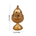 Nanda Deepam With Base - 5 x 2.5 Inches | Brass Lamp/ Nanda Vilakku/ Brass Pooja Diya for Home - Nanda Lamps & Pyali Lamps