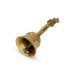 Brass Hand Bell - 6 x 1.25 Inches | Brass Bell/ Nandi Handle Pooja Bell for Home/ 400 Gms Approx - Pooja Bells