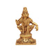 Ayyappan Statue - 5 Inch-Square Base | Brass Statue/ Ayyappan Idol for Pooja - Brass Murties