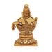 Ayyappan Statue - 5 Inch-Square Base | Brass Statue/ Ayyappan Idol for Pooja - Brass Murties