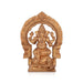 Ganesha With arch Murti - 8.5 x 6.5 Inches | Panchaloha Vinayakar Idol /Ganapathi Sculpture For Home Decor - Panchaloha Murties