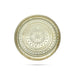 Brass Plate - 0.75 x 11 Inches | Beading Design Thali Plate/ Pooja Plate for Home - Pooja Plate & Tray