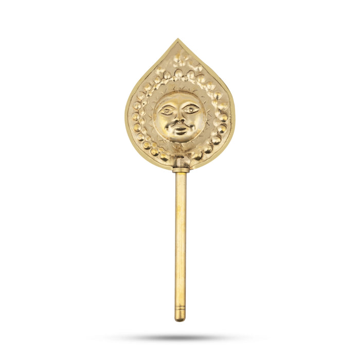 Brass Shodashopachara Pooja - 9.5 x 4 Inches | Suriyan Shodasopachara Puja/ Shodashopachara Puja - Pooja Accessories