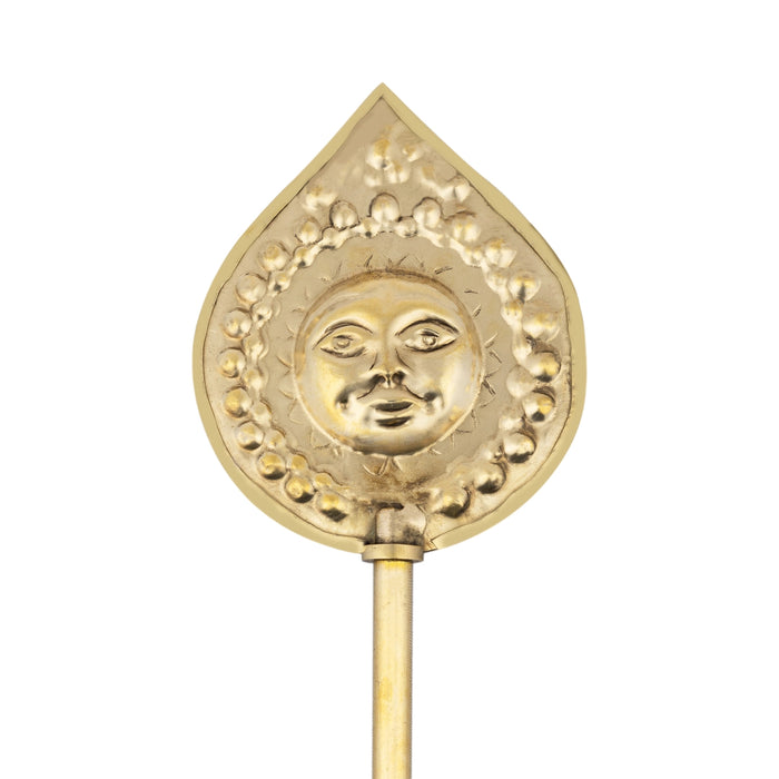 Brass Shodashopachara Pooja - 9.5 x 4 Inches | Suriyan Shodasopachara Puja/ Shodashopachara Puja - Pooja Accessories