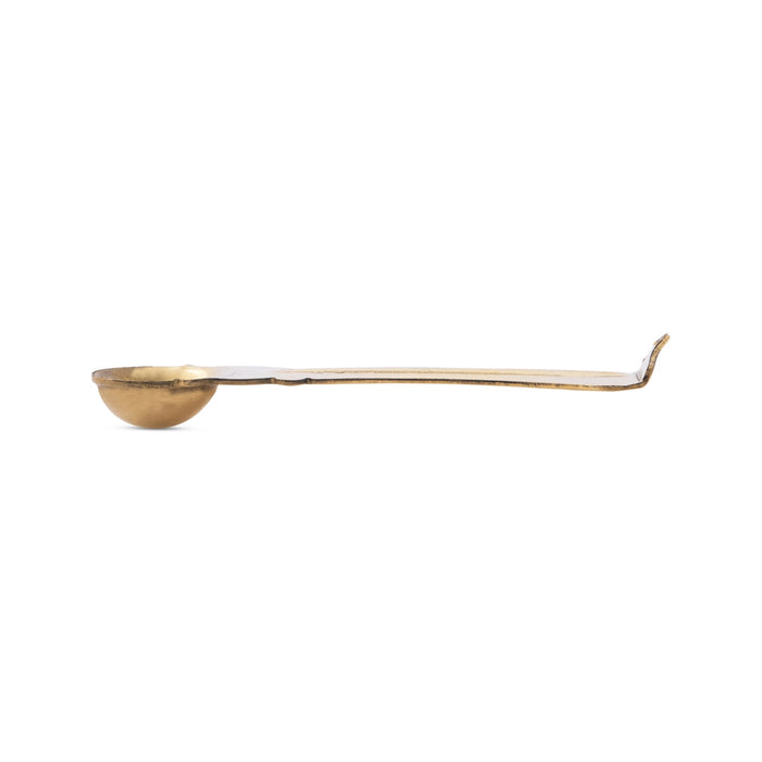 Achmani - 0.5 x 3.5 Inches | Brass Uddharani/ Pali Spoon for Pooja - Panchapatra & Uddarani
