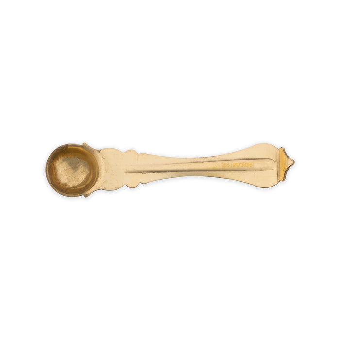 Achmani - 0.5 x 3.5 Inches | Brass Uddharani/ Pali Spoon for Pooja - Panchapatra & Uddarani
