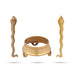 Jaladhari Stand - 6 x 5.5 Inches | Nag Shape Shivling Jaladhari Stand/ Brass Jaladhari/ Tripai Stand for Pooja - Abhishek Plate